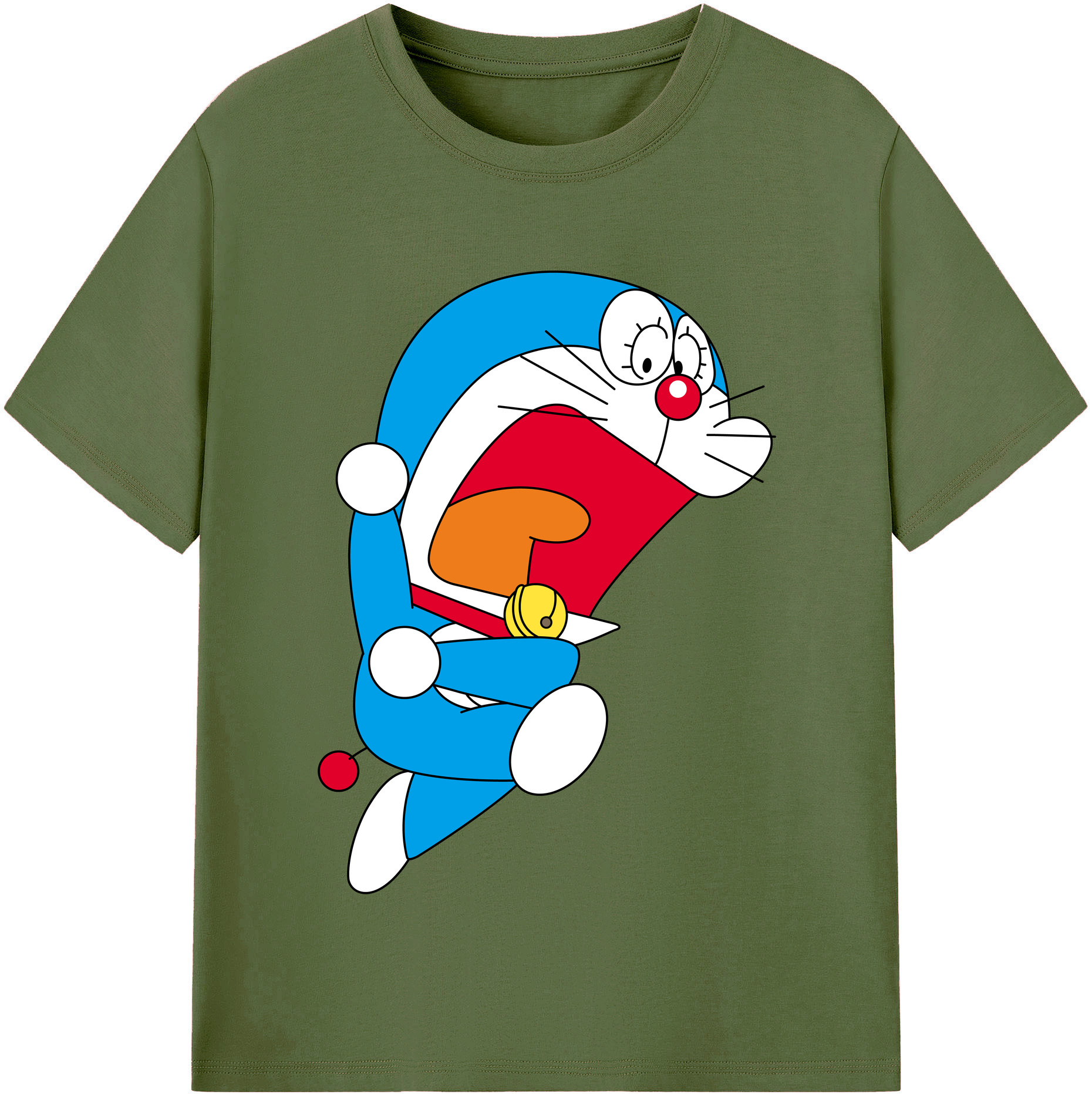 （画像用） ドラえもん Doraemon 綿100％半袖Tシャツ（フロントプリント）